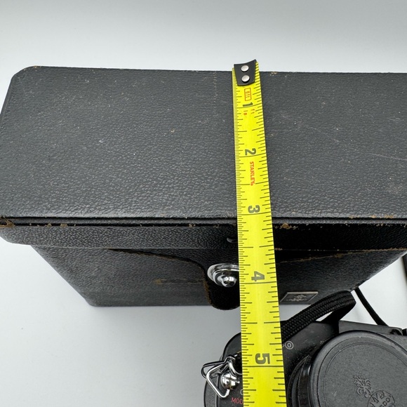 Vintage Tasco Black Binoculars with Case - Picture 14 of 16